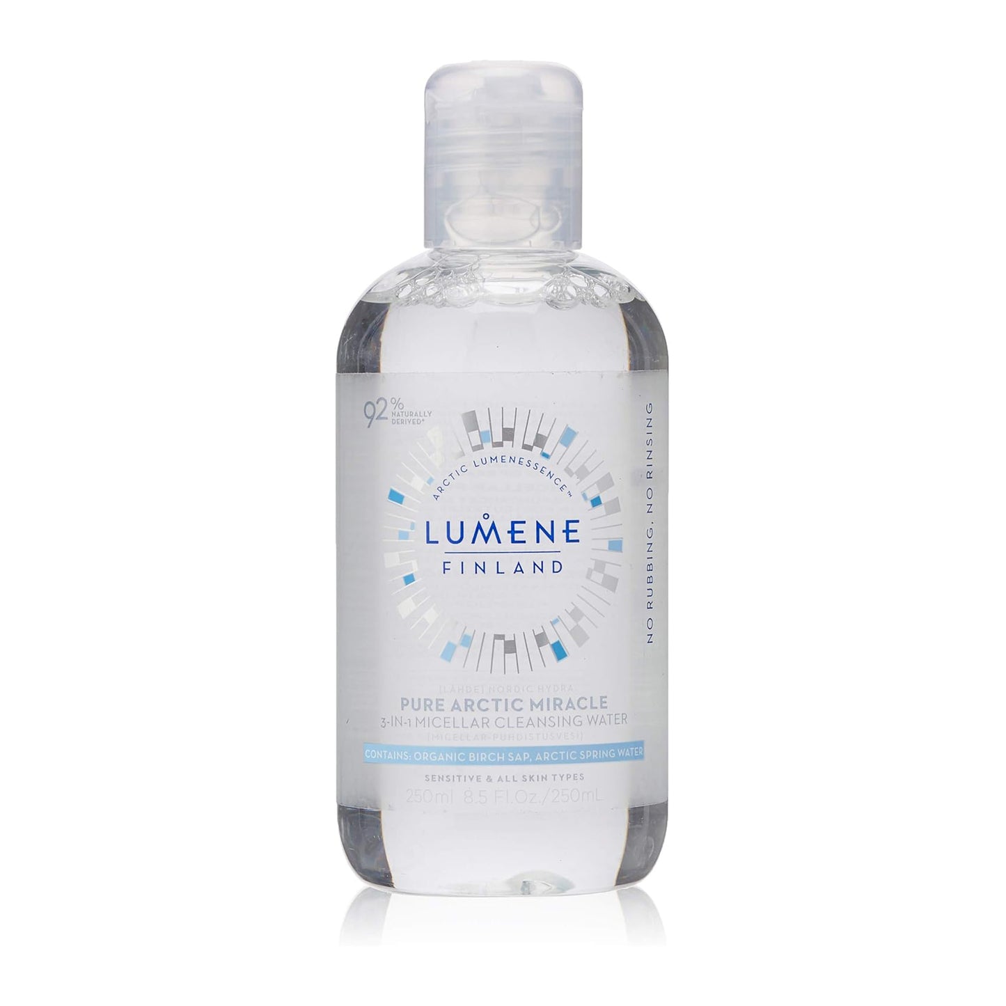 ルメネ ピュア アークティック ミラクル 3in1 ミセラー クレンジング ウォーター 250ml (Lumene Pure Arctic Miracle 3-in-1 Micellar Cleansing Water 250ml)