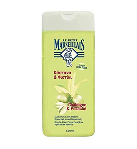 「クリ」と「ピスタチオ」シャワークリーム フランスの「ル・プティ・マルセイユ (Le Petit Marseillais)」 650ml ボディウォッシュ