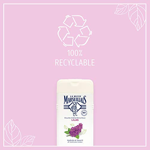 LPM ライラック シャワークリーム Le Petit Marseillais ボディウォッシュ 250ml