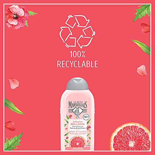 LPM ル プティ マルセイユ 髪と頭皮用 シャンプー 250ml シリーズ (Le Petit Marseillais - Shampooing - 250ml) (クリコとグレープフルーツ)