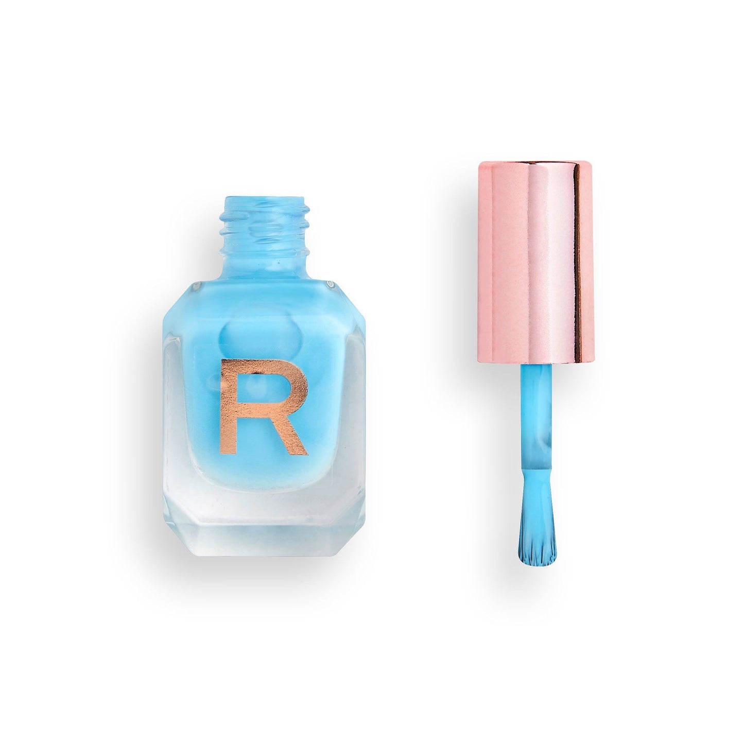 MAKEUP REVOLUTION (メイクアップ レボリューション) エナメル・マニキュア (アクァー) 10ml High Gloss Nail Polish with Avocado Oil (AQUA) 10ml