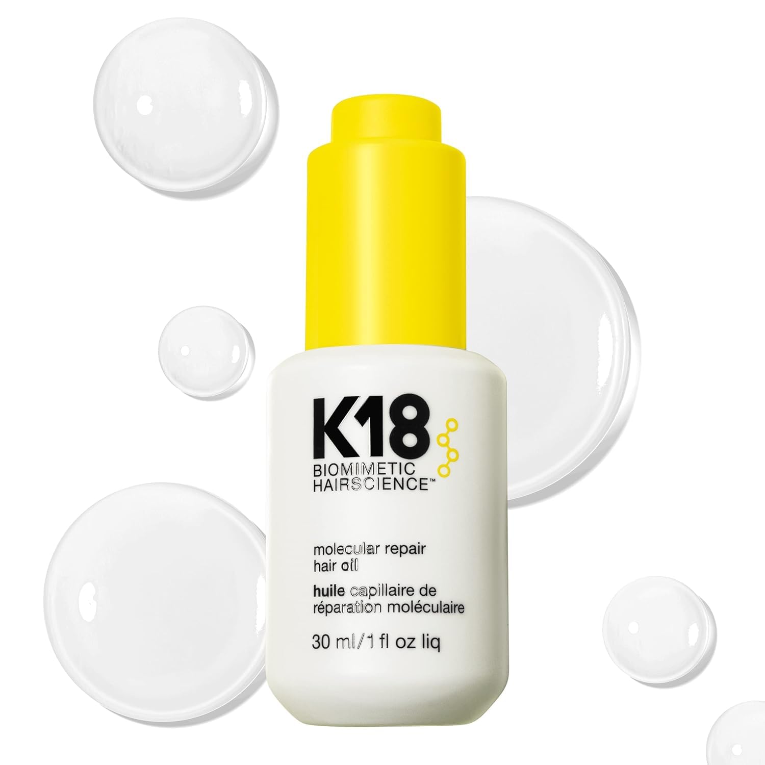 K18 Biomimetic Hairscience Molecular Repair Hair Oil 30ml
