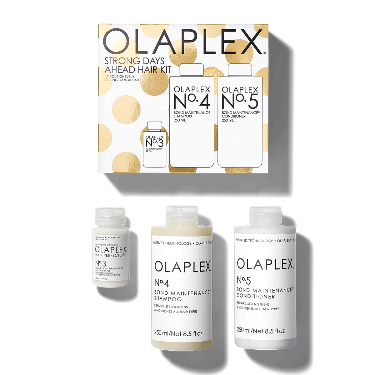 Olaplex ストロング・ディーズ キット No.3 50ml + No.4 250 ml + No.5 250 ml