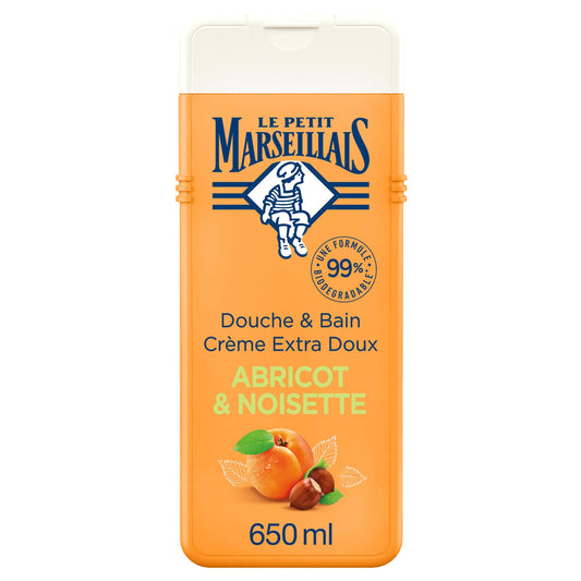 Le Petit Marseillais Douche & Bain Crème Extra Doux Abricot & Noisette 650ml