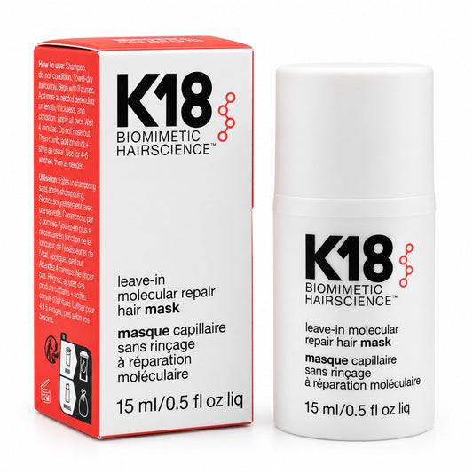 K18 リーブイン モレキュラーリペア ヘアマスク 15ml｜洗い流さないトリートメント