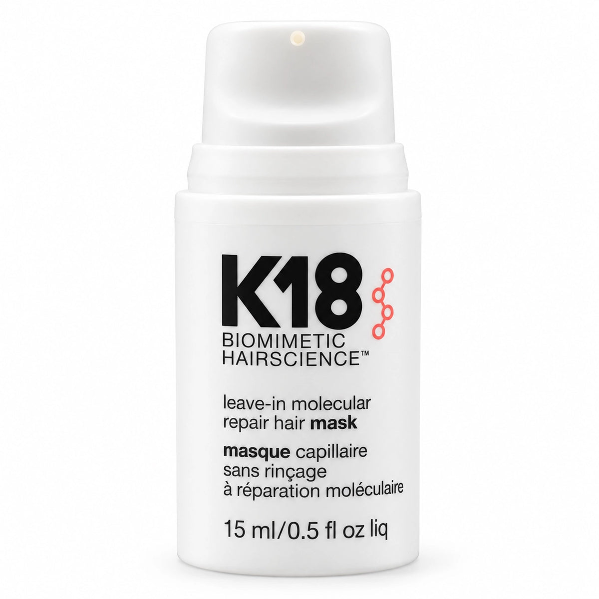 K18 リーブイン モレキュラーリペア ヘアマスク 15ml｜洗い流さないトリートメント