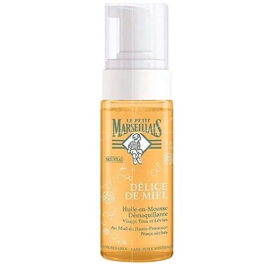 ル・プティ・マルセイユ デリス・ド・ミエル クレンジングオイル 150ml (Le Petit Marseillais Délice De Miel Huile-en-Mousse Démaquillante 150ml)