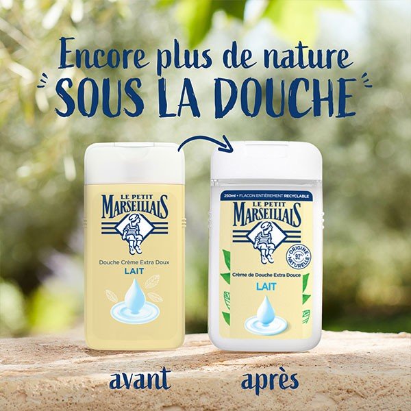 Le Petit Marseillais Crème de douche Extra Doux Lait 250ml