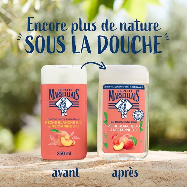 Le Petit Marseillais Gel douche Extra Doux Pêche & Nectarine 250ml