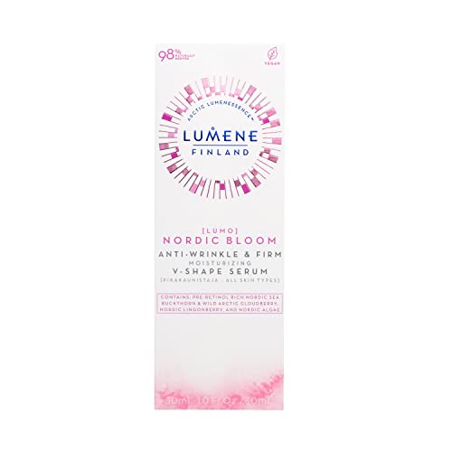 Lumene ルメネ ビーガン エイジングケア Vセラム 全肌 30ml Lumo - Nordic Bloom - Moisturizing V-Shape Serum 30ml - Vegan