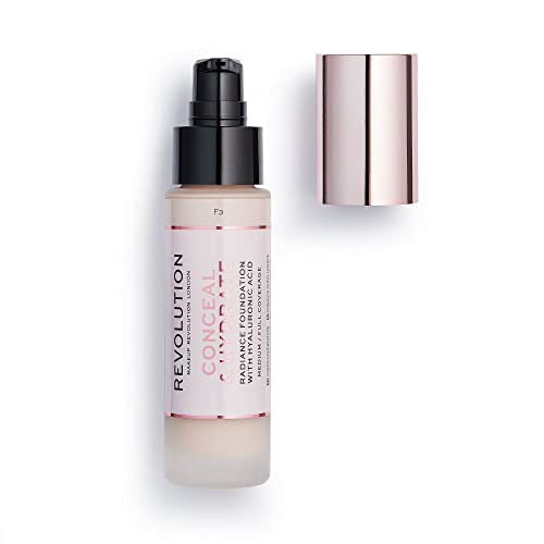 MAKEUP REVOLUTION (メイクアップ レボリューション) Conceal and Hydrate 保湿ファンデーション - Medium - F3-23ml