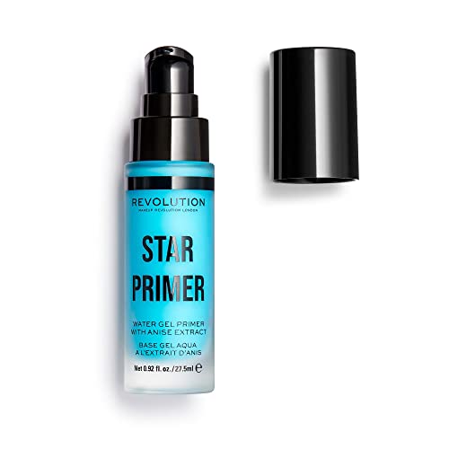 MAKEUP REVOLUTION (メイクアップ レボリューション) スター プライマー 27.5ml - STAR PRIMER Water Gel Primer with Anise Extract 27.5ml