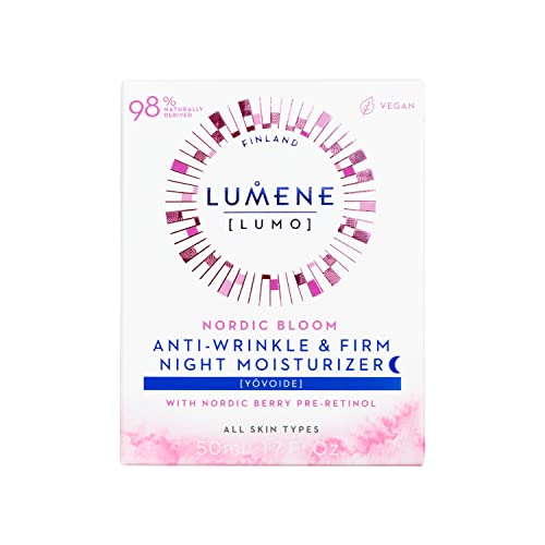 Lumene ルメネ ビーガン ナイト・クリーム 肌のハリ・弾力 50ml Lumo Nordic Bloom - Anti-Wrinkle & Firm - Night Moisturizer 50ml - Vegan