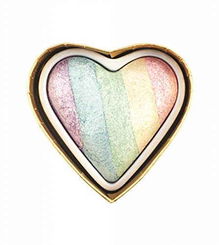 MAKEUP REVOLUTION(メイクアップ レボリューション) ブラッシングハート ハートハイライター ユニコーンハート（Hearts Highlighter Unicorns Heart） ハイライト 10グラム (x 1)