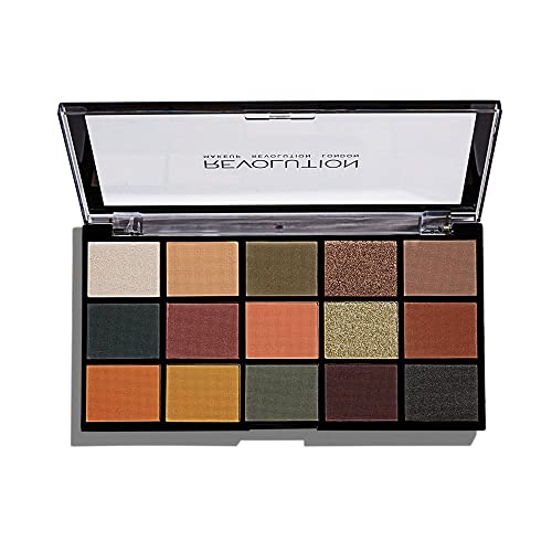 Makeup Revolution (メイクアップ レボリューション) Reloaded アイシャドウパレット 15色 (Reloaded Division Shadow Palette 16.5g 15 Shades)