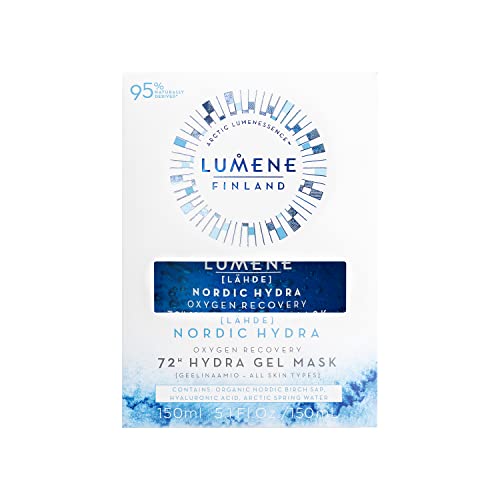 Lumene ルメネ ビーガン 72H 酸素補給 ジェルマスク 全肌 150ml LÄHDE Nordic Hydra - Oxygen Recovery - 72H Hydra Gel Mask - All Skin Types - 150ml - Vegan