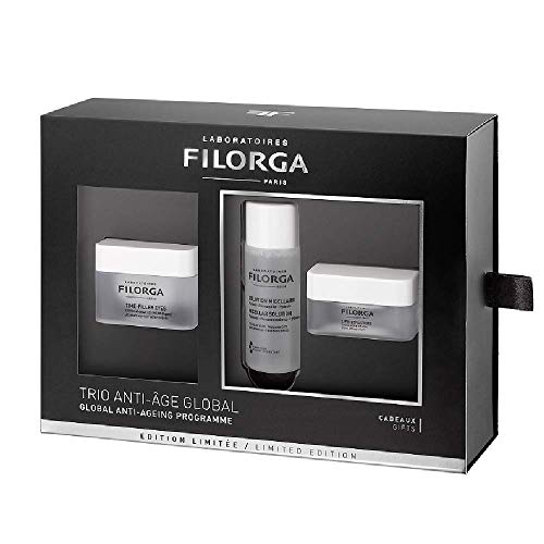 Filorga Global Trio Program フィロルガ 期間限定 3点 ギフトセット Cadeaux - Limited Edition: Solution Micellaire 50m + Lift Structure 15 ml + Time-Filler Eyes 15ml