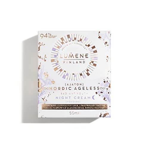 Lumene ルメネ ビーガン エイジングケア ナイト・クリーム 50ml AJATON Nordic Ageless - Radiant Youth - Night Cream 50ml - Vegan