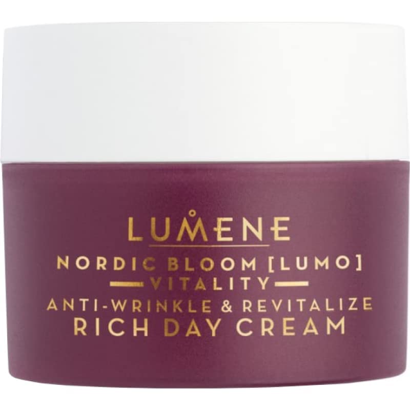 Lumene ルメネ ビーガン リッチデイクリーム 乾燥肌・成熟肌 50ml Lumo Nordic Bloom - Vitality - Revitalize Rich Day Cream - 50ml - Mature and Dry Skin - Vegan