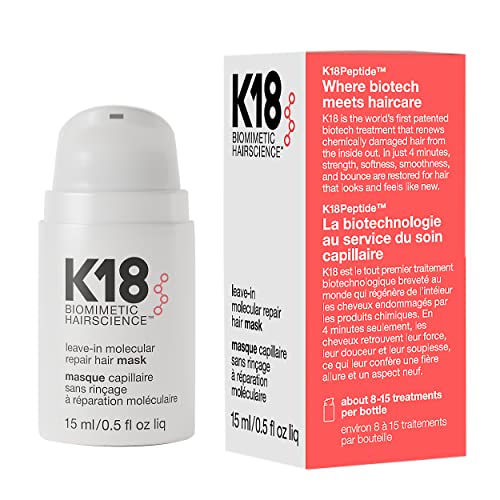 K18 ヘアマスク 洗い流さない 15ml Leave-in molecular repair hair mask 15ml
