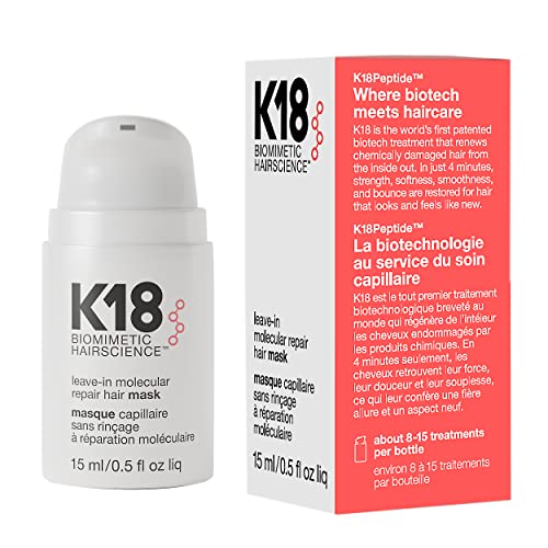 K18 ヘアマスク 洗い流さない 15ml Leave-in molecular repair hair mask 15ml