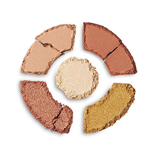 Makeup Revolution (メイクアップ レボリューション)  Maple Glazed アイシャドウパレット 5色 (Reloaded Division Shadow Palette 5 shades x 1.65g)